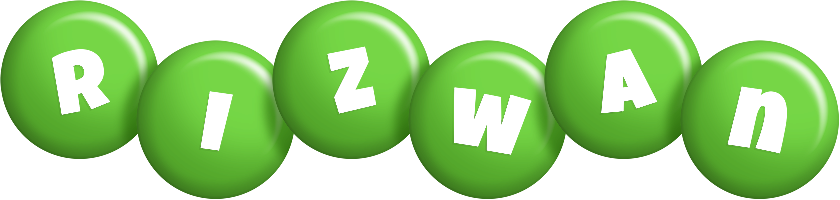 Rizwan candy-green logo
