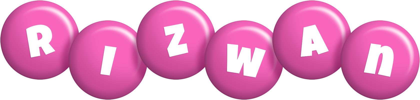 Rizwan candy-pink logo