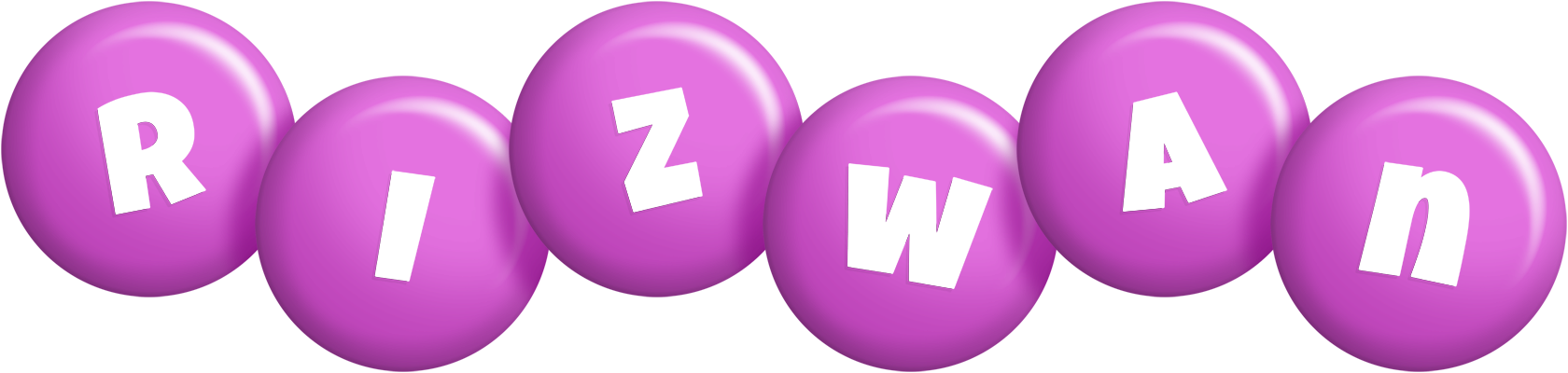 Rizwan candy-purple logo