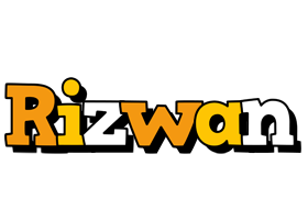 Rizwan cartoon logo