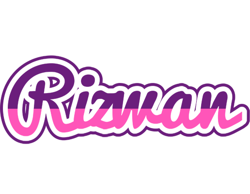 Rizwan cheerful logo