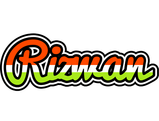 Rizwan exotic logo