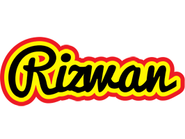 Rizwan flaming logo