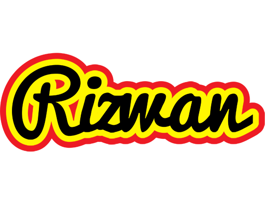 Rizwan flaming logo