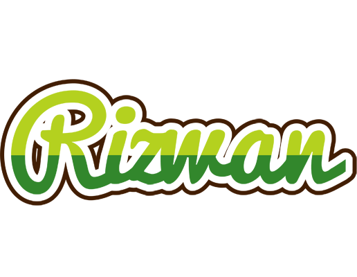 Rizwan golfing logo