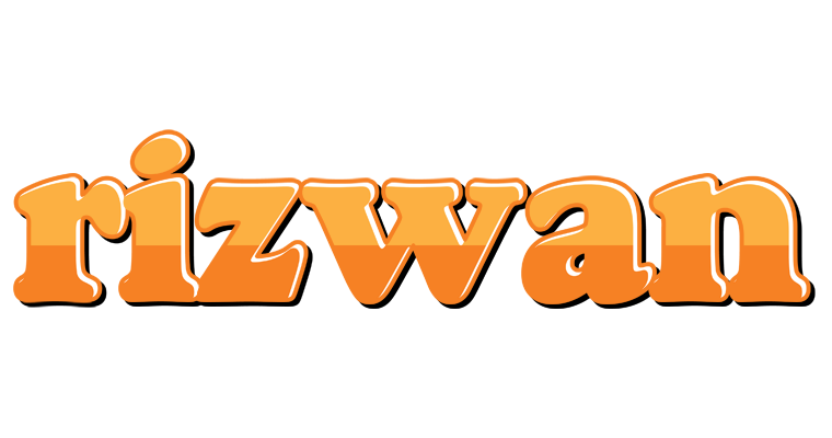 Rizwan orange logo
