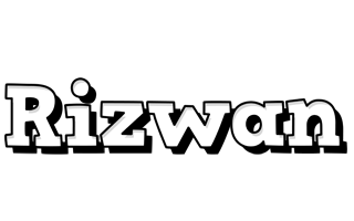 Rizwan snowing logo