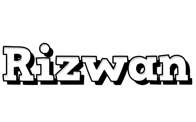 Rizwan snowing logo