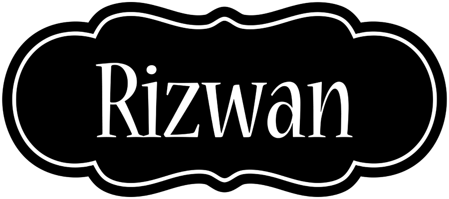 Rizwan welcome logo