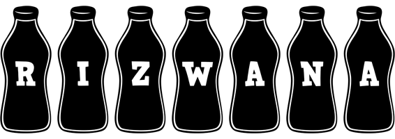 Rizwana bottle logo