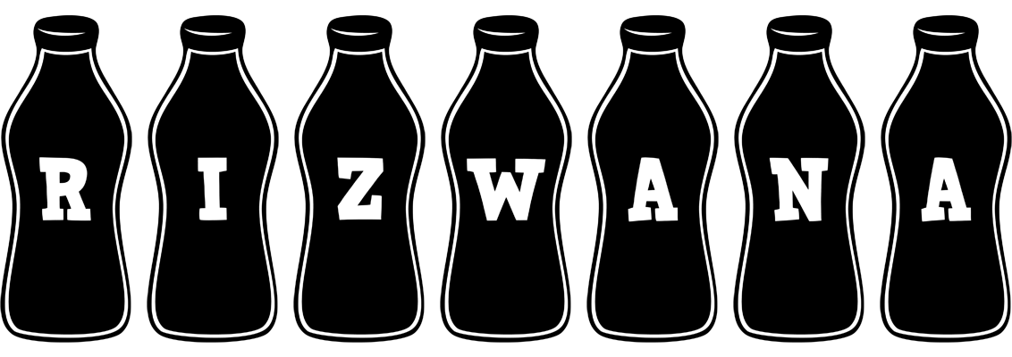 Rizwana bottle logo