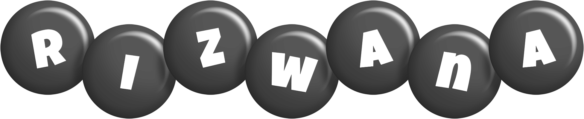 Rizwana candy-black logo