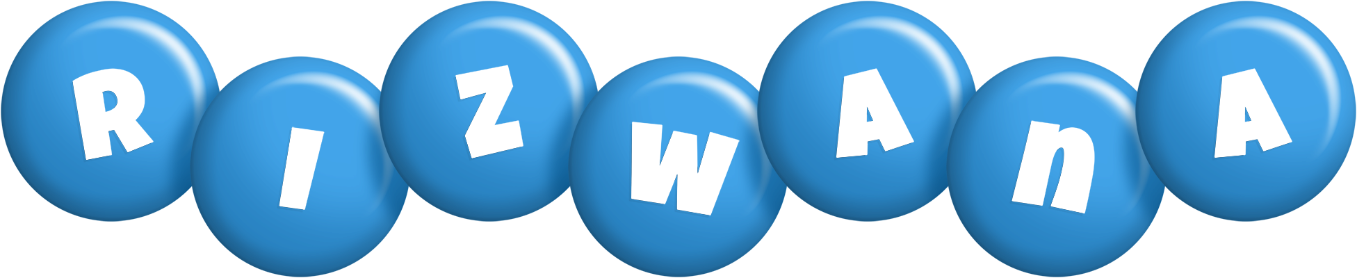 Rizwana candy-blue logo