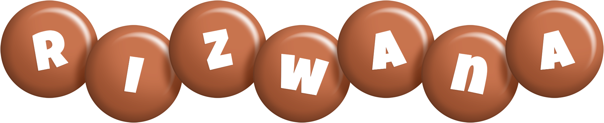Rizwana candy-brown logo