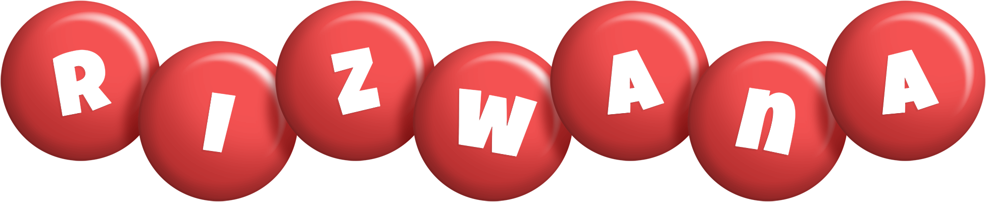 Rizwana candy-red logo