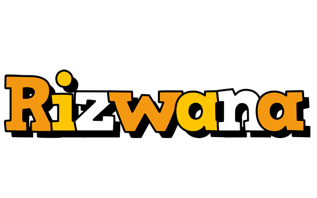 Rizwana cartoon logo