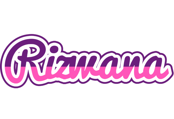 Rizwana cheerful logo