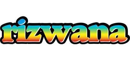 Rizwana color logo