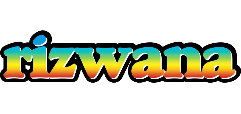 Rizwana color logo