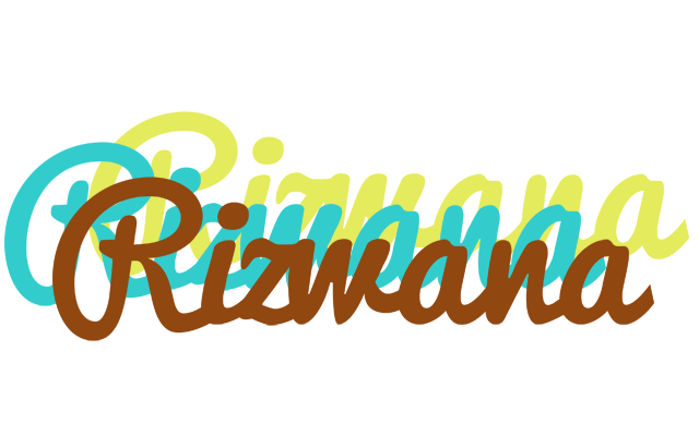 Rizwana cupcake logo