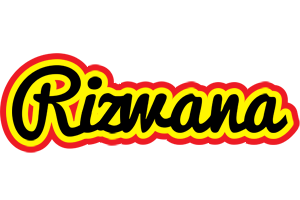 Rizwana flaming logo