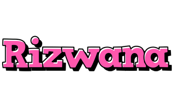 Rizwana girlish logo