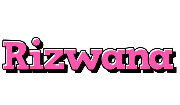 Rizwana girlish logo