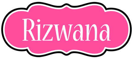 Rizwana invitation logo