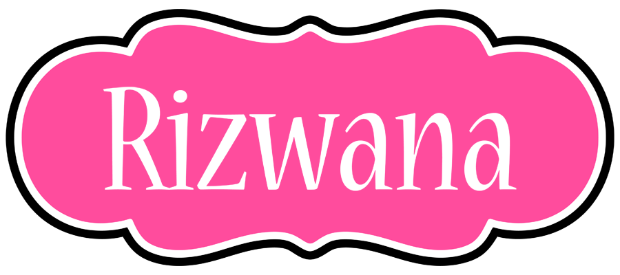 Rizwana invitation logo