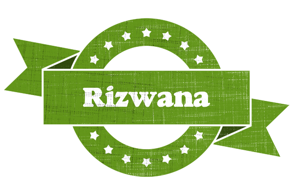 Rizwana natural logo