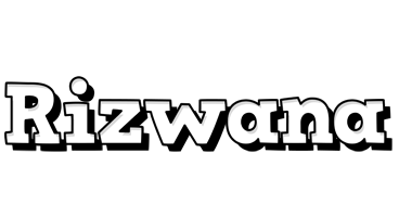 Rizwana snowing logo