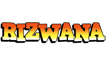 Rizwana sunset logo