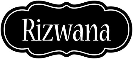 Rizwana welcome logo