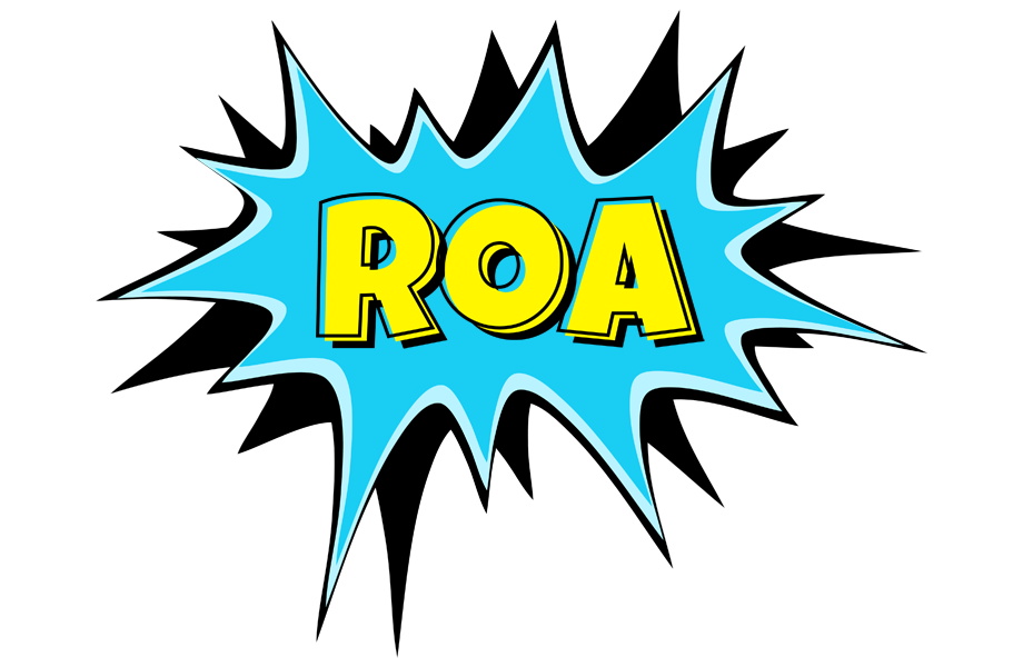 Roa amazing logo