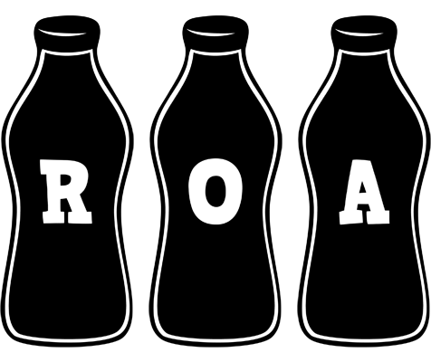 Roa bottle logo