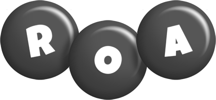 Roa candy-black logo