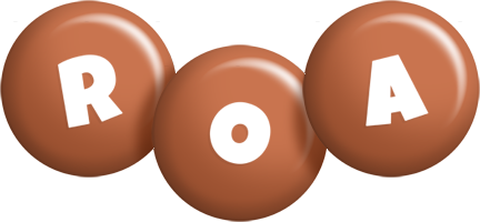 Roa candy-brown logo