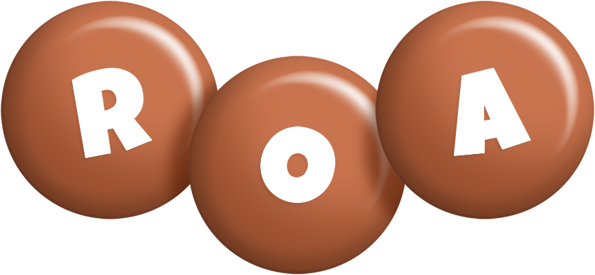 Roa candy-brown logo