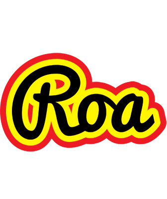 Roa flaming logo