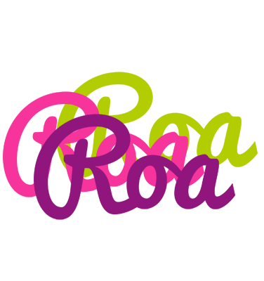 Roa flowers logo