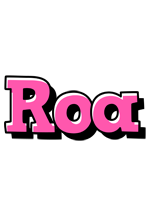 Roa girlish logo