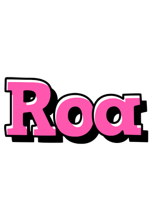 Roa girlish logo