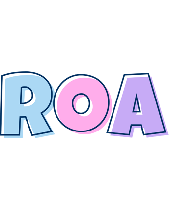 Roa pastel logo