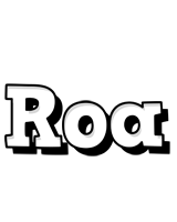 Roa snowing logo