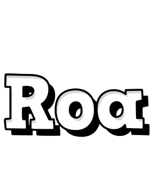 Roa snowing logo