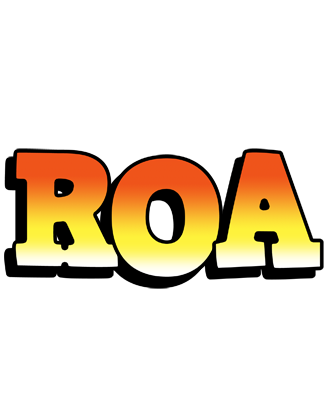 Roa sunset logo