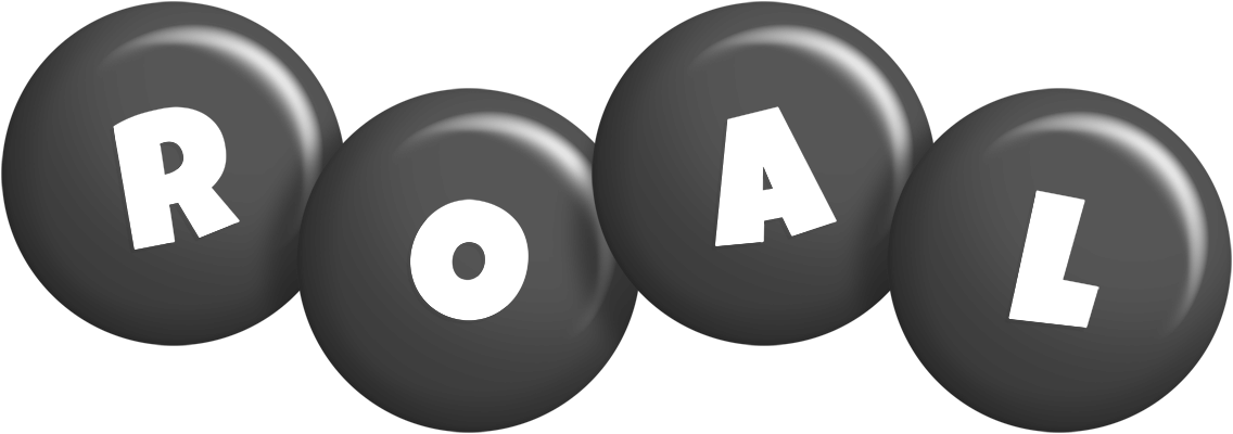 Roal candy-black logo