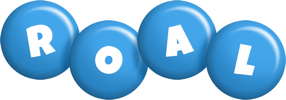Roal candy-blue logo