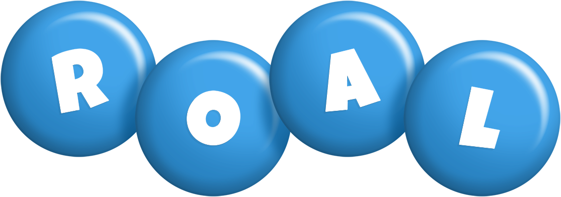 Roal candy-blue logo