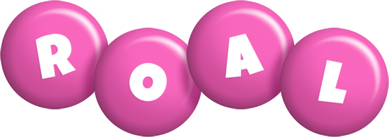 Roal candy-pink logo